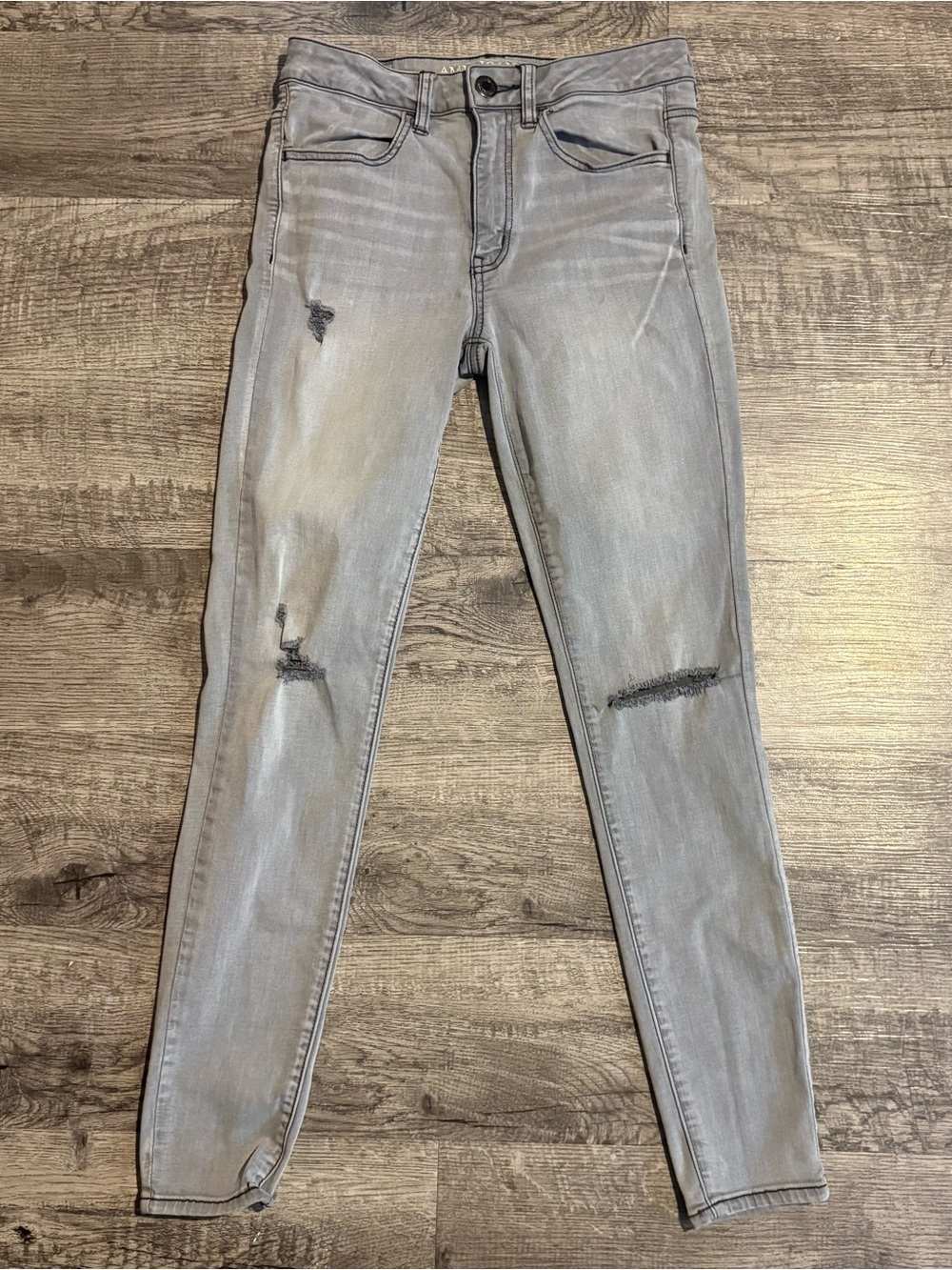 American Eagle Jeans Women’s 6 Gray Hi Rise Jegging